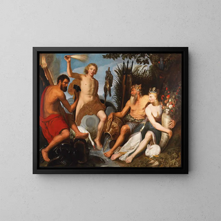Les Quatre Éléments - Artus Wolffort — framed artwork on a wall