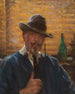 Self-portrait - Arvid Frederick Nyholm — artwork view