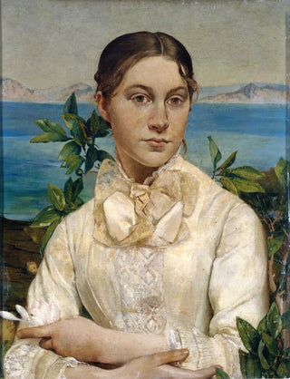 Portrait painting of Nomi Renan, ten - seven years - Ary Cornelis Renan — artwork view