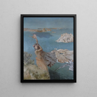 Sapho - Ary Cornelis Renan — framed artwork on a wall