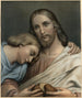 The Christ and Saint John - Ary Scheffer — artwork view