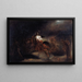 Lénore Les morts vont vite - Ary Scheffer — framed artwork on a wall