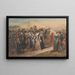 Lénore ou Le Retour de l'armée - Ary Scheffer — framed artwork on a wall
