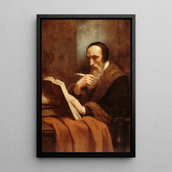 Reproduction of the painting Portrait of Calvin - Ary Scheffer