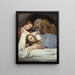 The Entombment - Ary Scheffer — framed artwork on a wall