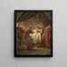 The Last Communion of Saint Louis - Ary Scheffer — framed artwork on a wall