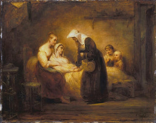 The Sister of Mercy - Ary Scheffer — artwork view