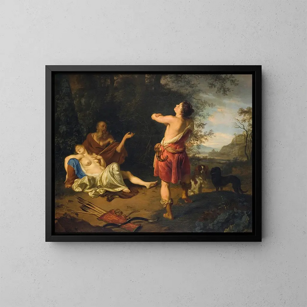 Céphale et Procris - Ary de Vois — framed artwork on a wall