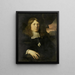 Portrait of a Man - Ary de Vois — framed artwork on a wall
