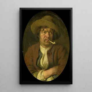 Reproduction of the painting The Smoker - Ary de Vois