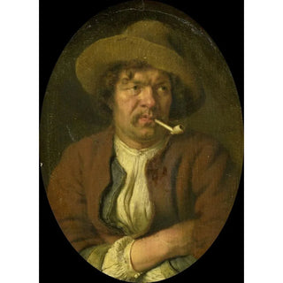 Reproduction of the painting The Smoker - Ary de Vois