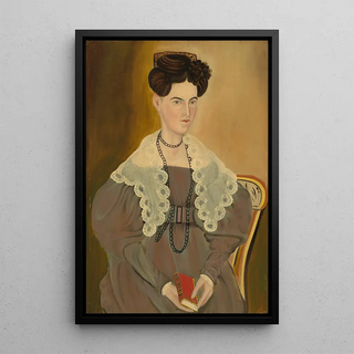 Hannah Fisher Stedman - Asahel Powers — framed artwork on a wall