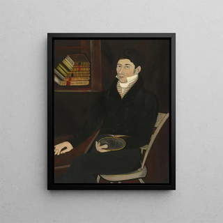 Peut-être William Sheldon - Asahel Powers — framed artwork on a wall