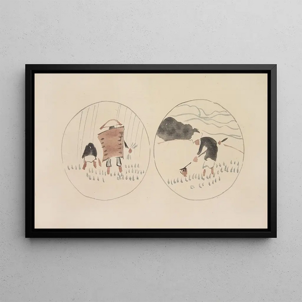 Mokugo zuansh Pl06 - Asai Chū — framed artwork on a wall