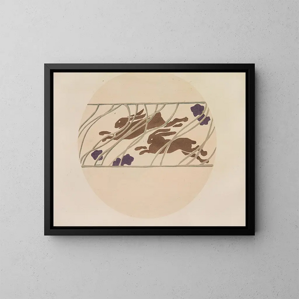 Mokugo zuanshi Pl11 - Asai Chū — framed artwork on a wall