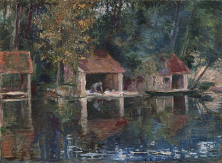 Lavoir à Grez-sur-Loing - Asai Chū — artwork view