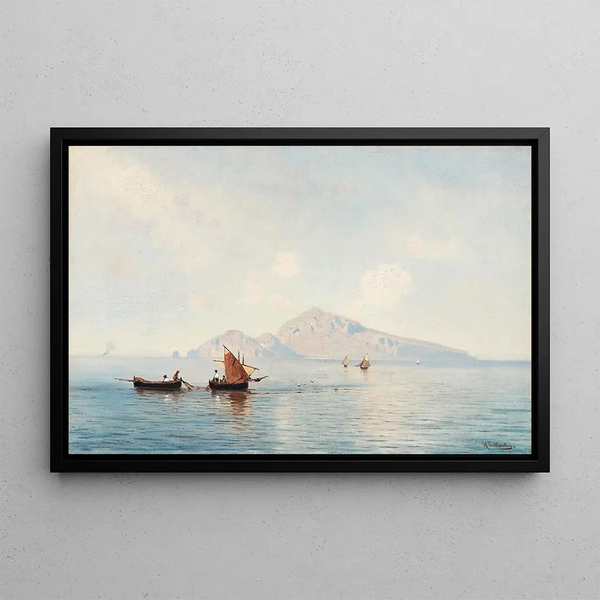 Punta Campanella - Ascan Lutteroth — framed artwork on a wall