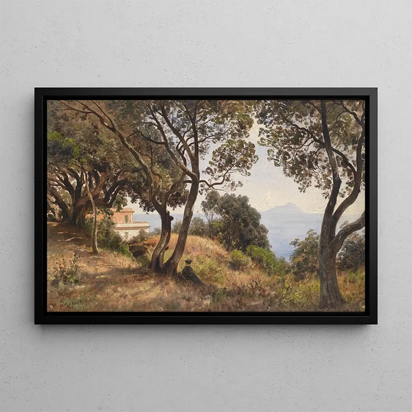 South View Painting - Ascan Lutteroth — framed artwork on a wall