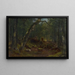 Artists Lane after a shower - Asher Brown Durand — framed artwork on a wall