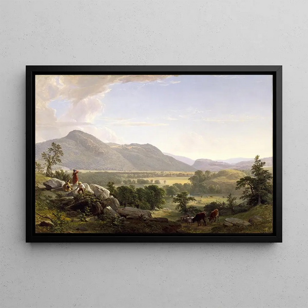 Dover Plains, Dutchess County, New York - Asher Brown Durand — framed artwork on a wall