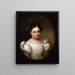 Georgianna Frances Adams - Asher Brown Durand — framed artwork on a wall