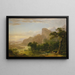 Landscape, Thanatopsis scene - Asher Brown Durand — framed artwork on a wall