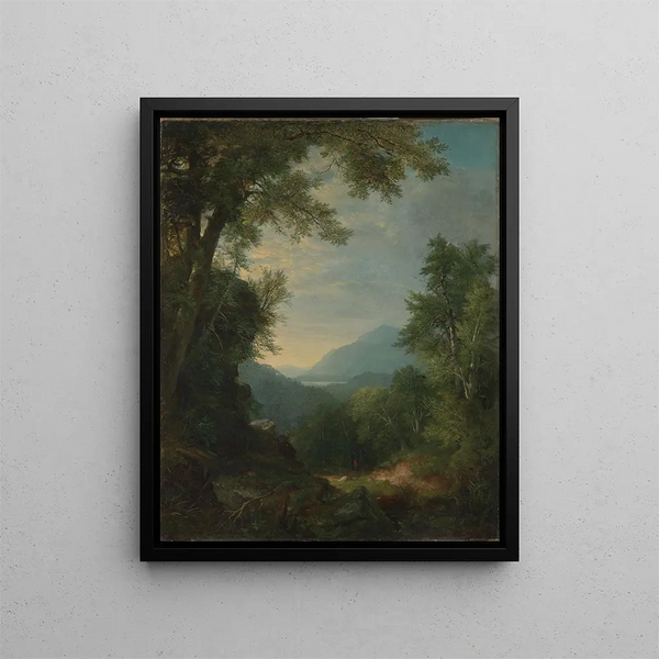 Landscape Painting - Asher Brown Durand — framed artwork on a wall