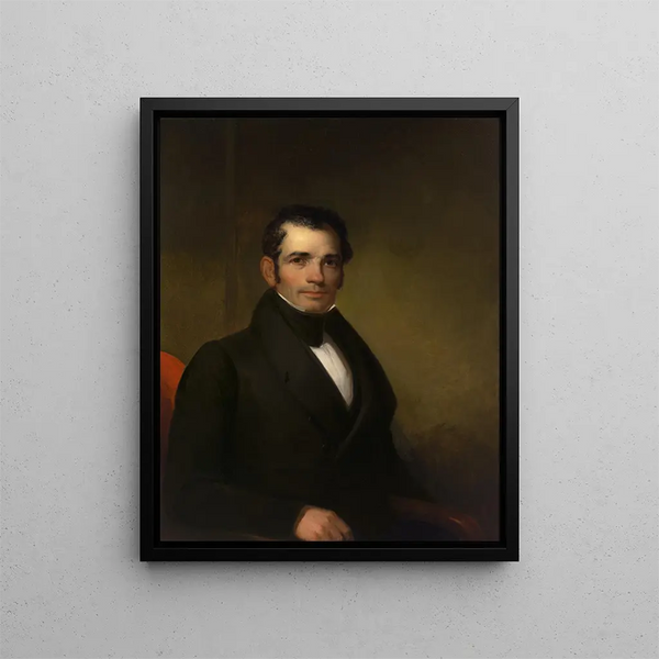 Luman Reed - Asher Brown Durand — framed artwork on a wall