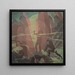 Aspects of Black Life: Song of the Towers - Aaron Douglas — framed artwork on a wall