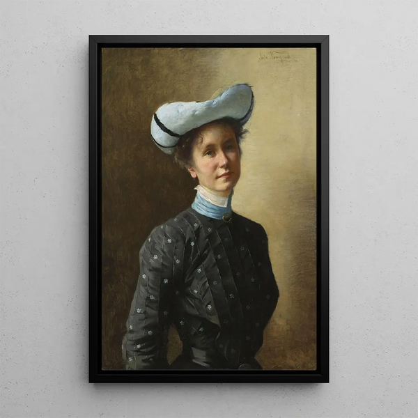Reproduction of the painting Portrait of a woman - Asta Nørregaard
