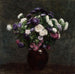 Asters in a Vase - Henri Fantin-Latour — artwork view