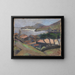 View of Collioure - Astrid Holm — framed artwork on a wall