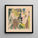 Athlètes en train de s'habiller - John Copley — framed artwork on a wall
