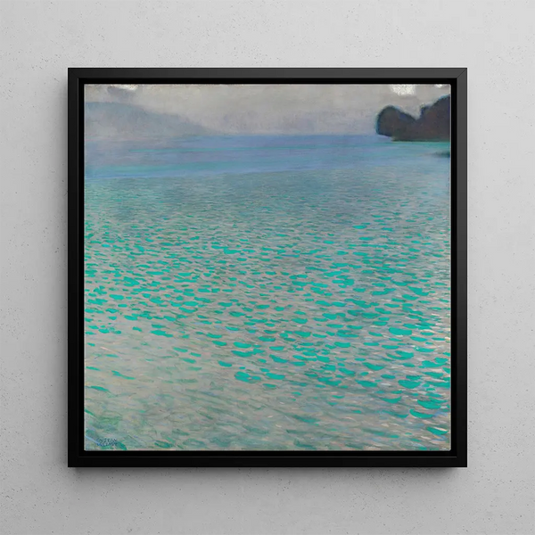 Attersee - Gustav Klimt — framed artwork on a wall
