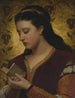 Dame lisant un livre - Attilio Baccani — artwork view