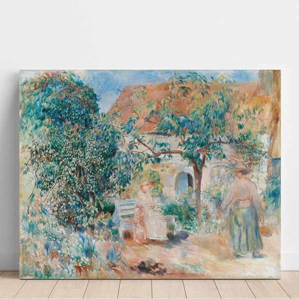 Reproduction of the painting Au Jardin en Bretagne - Pierre-Auguste Renoir