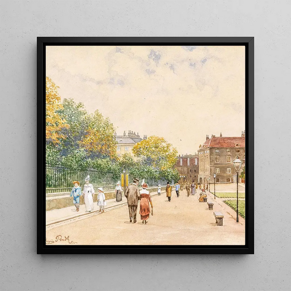 At Volksgarten - Erwin Pendl — framed artwork on a wall
