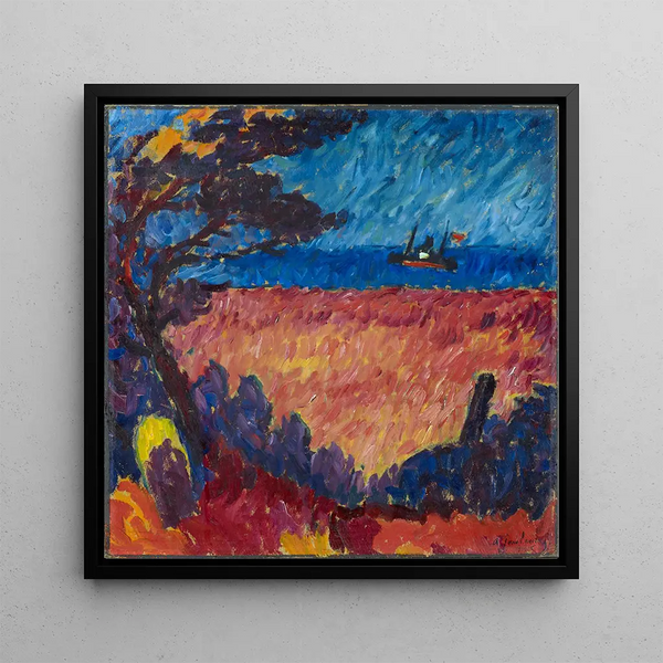 the Baltic Sea coast - Alexej von Jawlensky — framed artwork on a wall