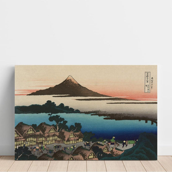 Reproduction of the painting Dawn at Isawa in Kai Province - Katsushika Hokusai