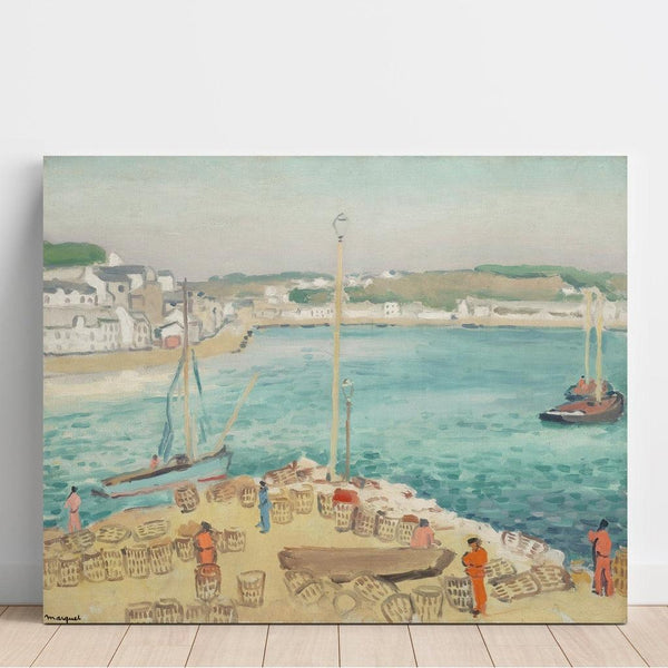Reproduction of the painting Audierne painting, the barrels by Albert Marquet