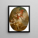 Apollo and a muse - Lucas Auger — framed artwork on a wall