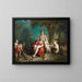 Diane au repos - Auger Lucas — framed artwork on a wall