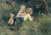 Les Papillons - August Allebé — artwork view