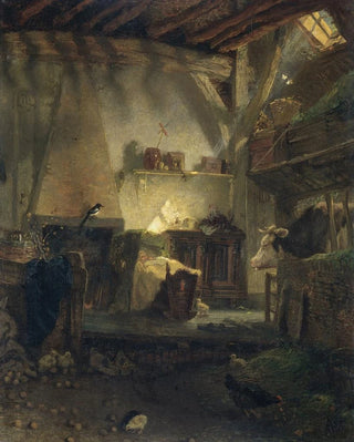 Nourrisson bien gardé - August Allebé — artwork view