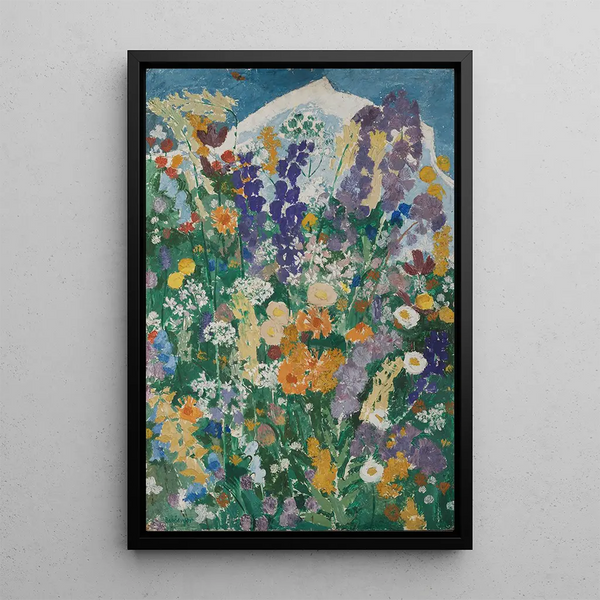Reproduction of the painting Flowers on the Mountain - August Babberger
