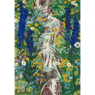 August Babberger - Flowers by the stream.webp