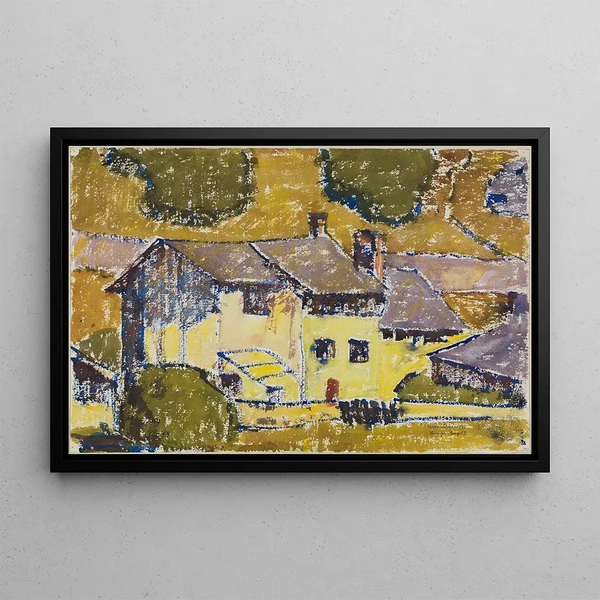 Stampa Bergell - August Babberger — framed artwork on a wall