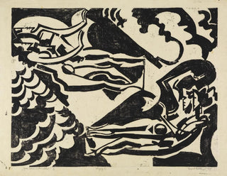 Two couples in nature, plate I - August Babberger — artwork view