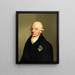 Portrait of Margrave Karl Friedrich of Baden - August Boötz — framed artwork on a wall
