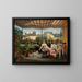 Leisure Time - August Borckmann — framed artwork on a wall